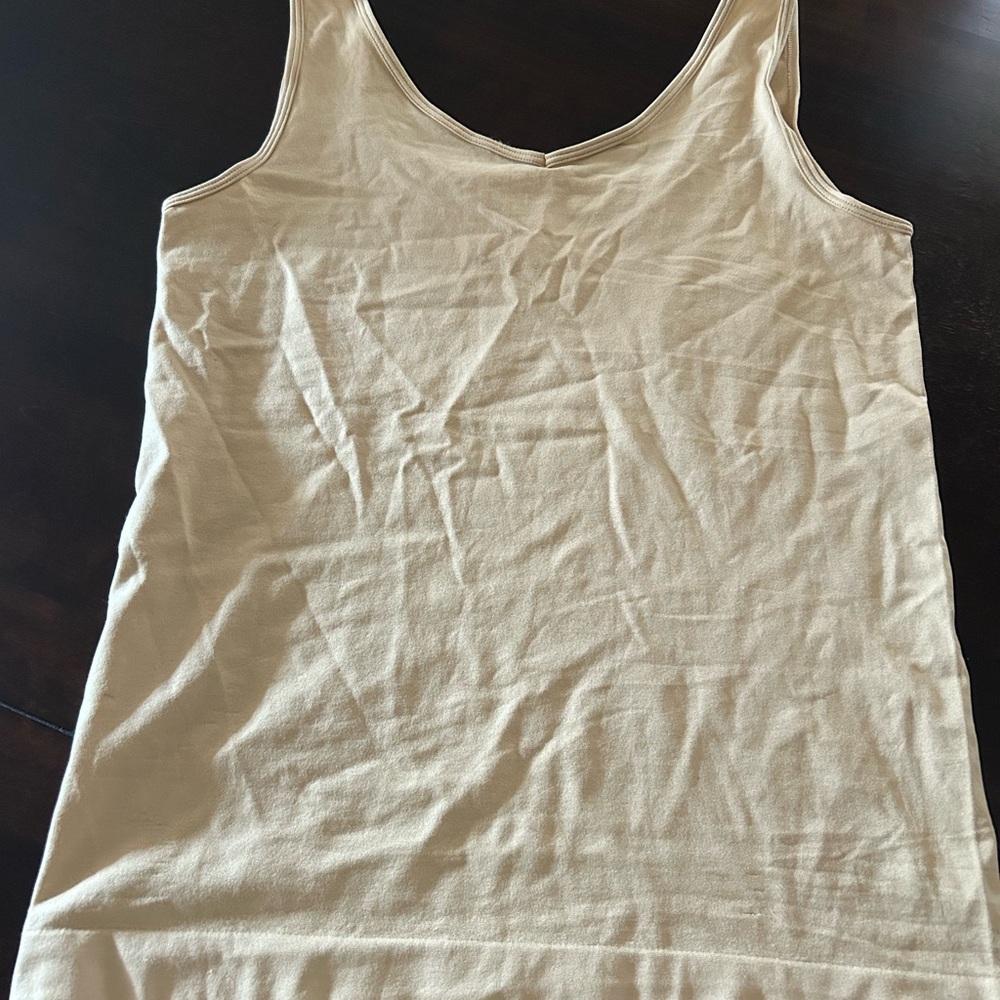 White House Black Market Beige Tank Top